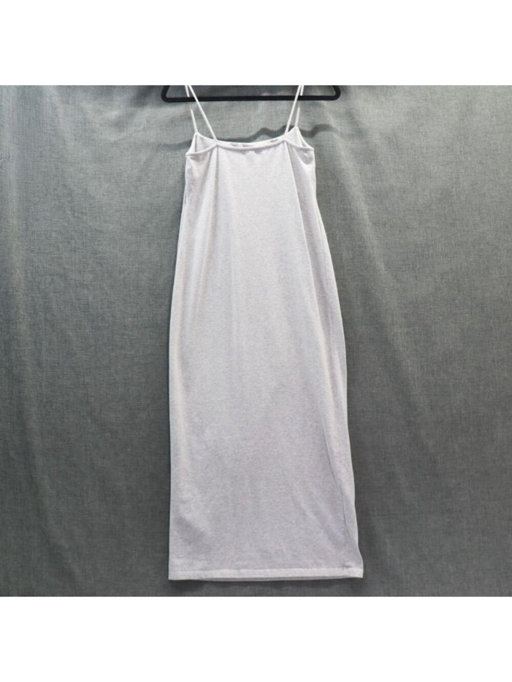 Reformation "Claudia" Cotton Cinch Midi Slip Dress Heather Grey Small - Picture 5 of 11